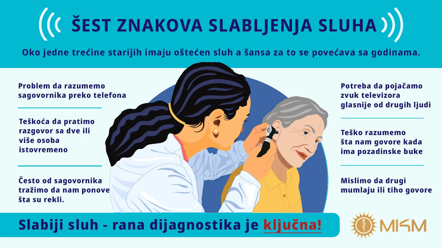 Pravovremeno otkrivanje slabijeg sluha