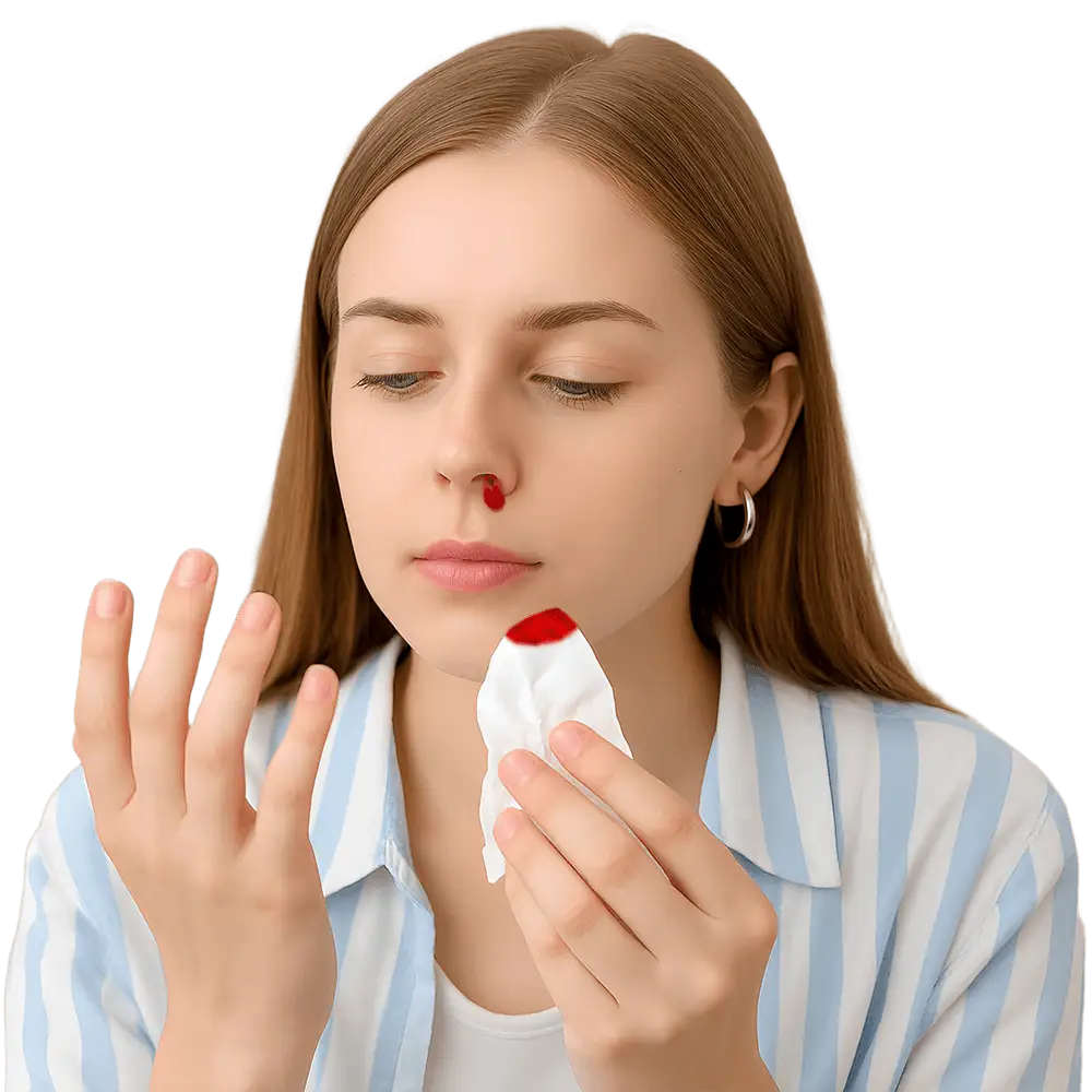 Krvarenje iz nosa kod odrasle osobe