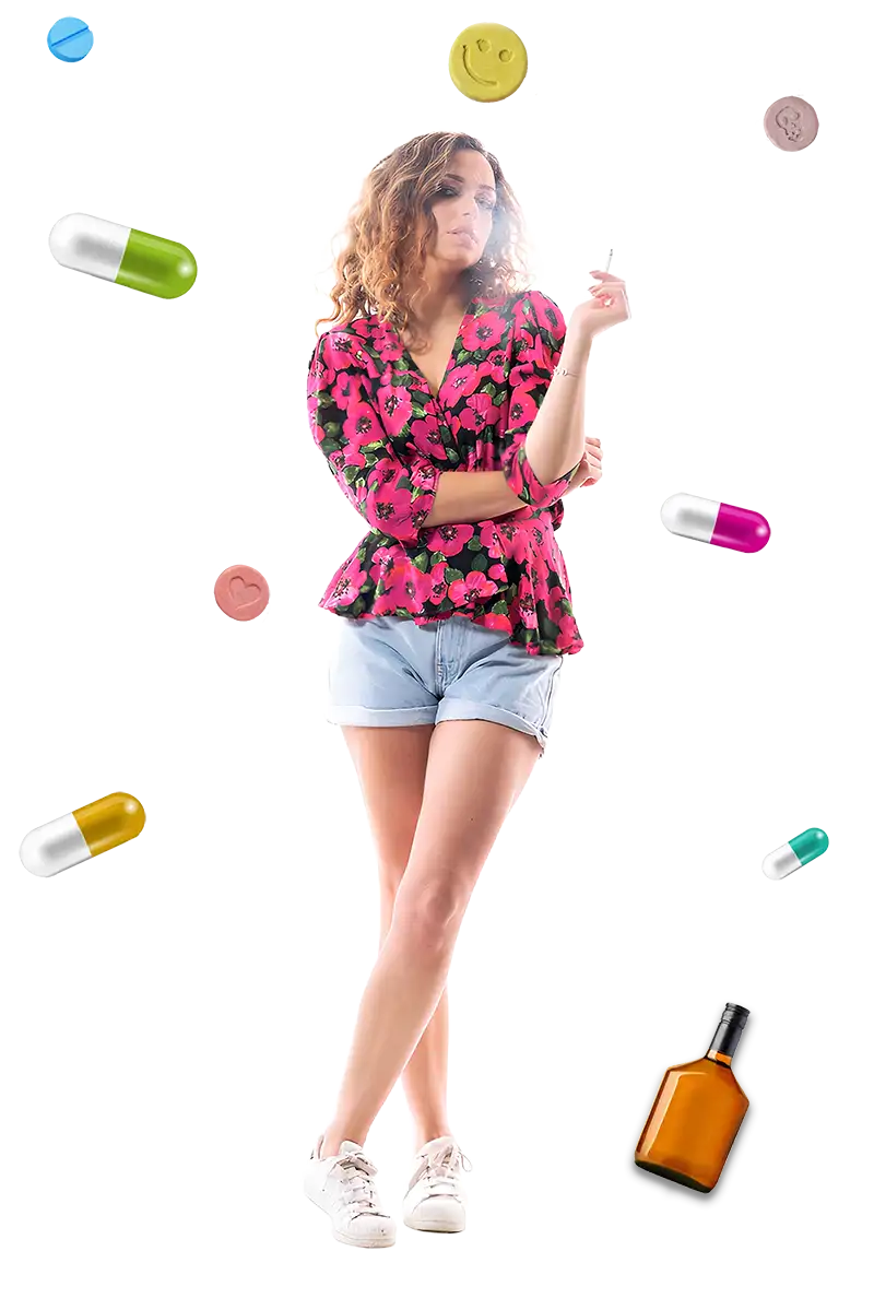 Ilustracija osobe koja se oporavlja od zavisnosti